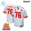 Prince Tega Wanogho 76 Kansas City Chiefs Super Bowl Lviii Champions 4X Game Youth Jersey White stylepulseusa 1