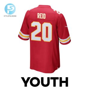 Justin Reid 20 Kansas City Chiefs Super Bowl Lviii Champions 4X Game Youth Jersey Red stylepulseusa 1 2