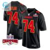 Jawaan Taylor 74 Kansas City Chiefs Super Bowl Lviii Champions 4 Stars Patch Fashion Game Men Jersey Carbon Black stylepulseusa 1