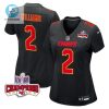 Joshua Williams 2 Kansas City Chiefs Super Bowl Lviii Champions 4 Stars Patch Fashion Game Women Jersey Carbon Black stylepulseusa 1