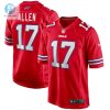 Mens Buffalo Bills Josh Allen Nike Red Alternate Game Player Jersey stylepulseusa 1