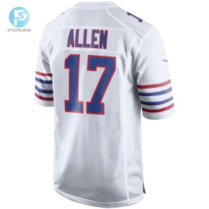 Mens Buffalo Bills Josh Allen Nike White Alternate Game Player Jersey stylepulseusa 1 2