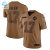 Mens Buffalo Bills Josh Allen Nike Brown 2023 Salute To Service Limited Jersey stylepulseusa 1