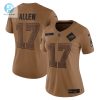 Womens Buffalo Bills Josh Allen Nike Brown 2023 Salute To Service Limited Jersey stylepulseusa 1