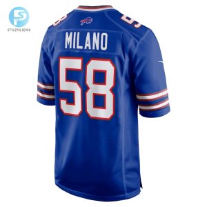 Mens Buffalo Bills Matt Milano Nike Royal Game Player Jersey stylepulseusa 1 2