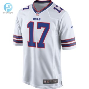 Mens Buffalo Bills Josh Allen Nike White Game Player Jersey stylepulseusa 1 1