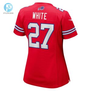 Womens Buffalo Bills Tredavious White Nike Red Game Player Jersey stylepulseusa 1 2