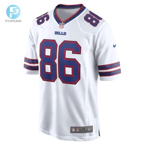 Mens Buffalo Bills Dalton Kincaid Nike White Game Jersey stylepulseusa 1 1