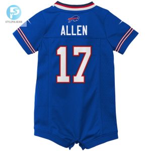 Newborn Infant Buffalo Bills Josh Allen Nike Royal Romper Jersey stylepulseusa 1 2