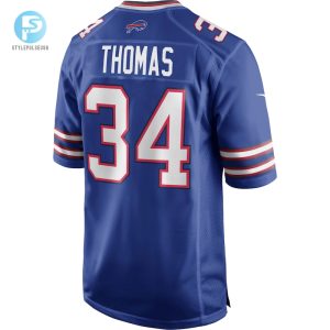 Mens Buffalo Bills Thurman Thomas Nike Royal Game Retired Player Jersey stylepulseusa 1 2