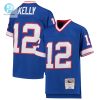 Youth Buffalo Bills Jim Kelly Mitchell Ness Royal 1990 Legacy Retired Player Jersey stylepulseusa 1