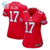 Womens Buffalo Bills Josh Allen Nike Red Player Jersey stylepulseusa 1