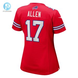 Womens Buffalo Bills Josh Allen Nike Red Player Jersey stylepulseusa 1 2