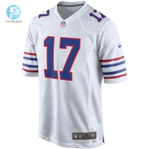 Youth Buffalo Bills Josh Allen Nike White Game Jersey stylepulseusa 1 4