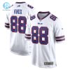 Mens Buffalo Bills Dawson Knox Nike White Away Game Player Jersey stylepulseusa 1