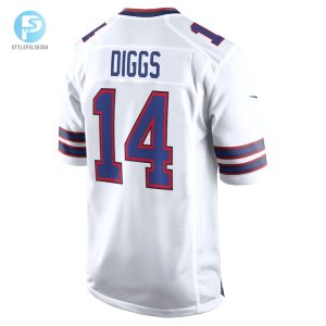 Mens Buffalo Bills Stefon Diggs Nike White Game Jersey stylepulseusa 1 2