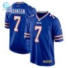 Mens Buffalo Bills Taron Johnson Nike Royal Game Jersey stylepulseusa 1