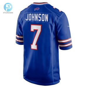 Mens Buffalo Bills Taron Johnson Nike Royal Game Jersey stylepulseusa 1 2