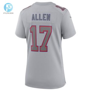 Womens Buffalo Bills Josh Allen Nike Gray Atmosphere Fashion Game Jersey stylepulseusa 1 2