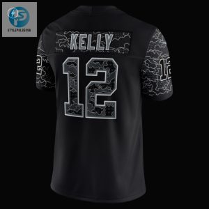 Mens Buffalo Bills Jim Kelly Nike Black Retired Player Rflctv Limited Jersey stylepulseusa 1 5