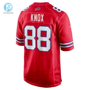 Mens Buffalo Bills Dawson Knox Nike Red Alternate Game Jersey stylepulseusa 1 2