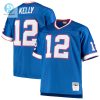 Mens Buffalo Bills Jim Kelly Mitchell Ness Royal Big Tall 1990 Retired Player Replica Jersey stylepulseusa 1