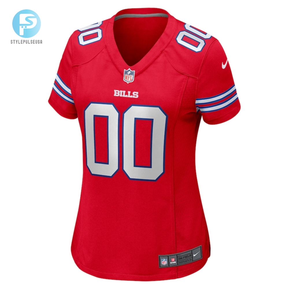 Womens Buffalo Bills Nike Red Alternate Custom Game Jersey 