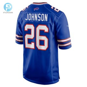 Mens Buffalo Bills Ty Johnson Nike Royal Team Game Jersey stylepulseusa 1 2