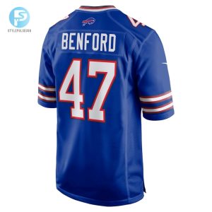 Mens Buffalo Bills Christian Benford Nike Royal Game Jersey stylepulseusa 1 2