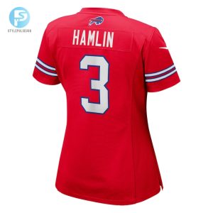 Womens Buffalo Bills Damar Hamlin Nike Red Player Jersey stylepulseusa 1 2