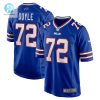 Mens Buffalo Bills Tommy Doyle Nike Royal Game Player Jersey stylepulseusa 1