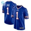 Mens Buffalo Bills Number 1 Dad Nike Royal Game Jersey stylepulseusa 1