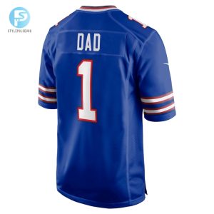 Mens Buffalo Bills Number 1 Dad Nike Royal Game Jersey stylepulseusa 1 2