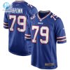 Mens Buffalo Bills Ruben Brown Nike Royal Game Retired Player Jersey stylepulseusa 1