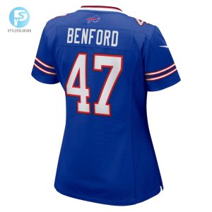 Womens Buffalo Bills Christian Benford Nike Royal Game Jersey stylepulseusa 1 2