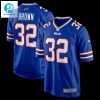 Mens Buffalo Bills Kyron Brown Nike Royal Game Jersey stylepulseusa 1