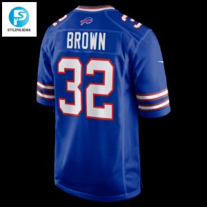 Mens Buffalo Bills Kyron Brown Nike Royal Game Jersey stylepulseusa 1 2