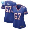 Womens Buffalo Bills Kent Hull Nike Royal Game Retired Player Jersey stylepulseusa 1