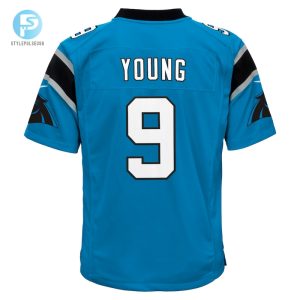 Youth Carolina Panthers Bryce Young Nike Blue Game Jersey stylepulseusa 1 2