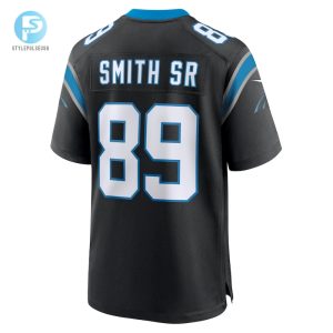 Mens Carolina Panthers Steve Smith Sr. Nike Black Retired Player Game Jersey stylepulseusa 1 2