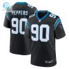 Mens Carolina Panthers Julius Peppers Nike Black Retired Player Game Jersey stylepulseusa 1