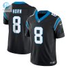 Mens Carolina Panthers Jaycee Horn Nike Black Vapor F.U.S.E. Limited Jersey stylepulseusa 1