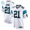 Mens Carolina Panthers Jeremy Chinn Nike White Game Jersey stylepulseusa 1