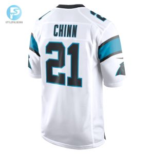 Mens Carolina Panthers Jeremy Chinn Nike White Game Jersey stylepulseusa 1 2