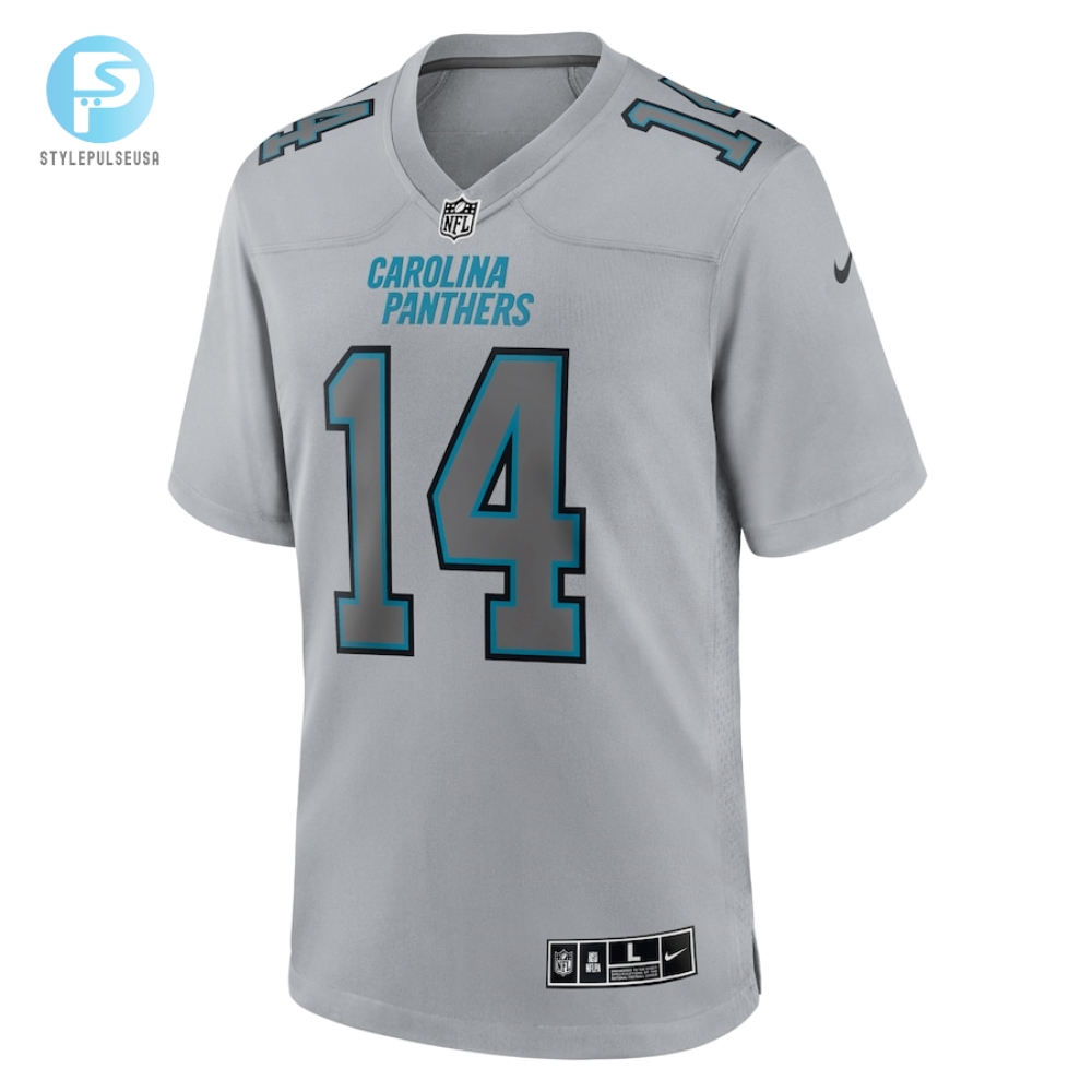 Mens Carolina Panthers Sam Darnold Nike Gray Atmosphere Fashion Game Jersey 