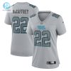 Womens Carolina Panthers Christian Mccaffrey Nike Gray Atmosphere Fashion Game Jersey stylepulseusa 1