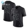 Mens Carolina Panthers Sam Mills Nike Black Retired Player Rflctv Limited Jersey stylepulseusa 1