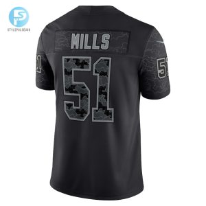 Mens Carolina Panthers Sam Mills Nike Black Retired Player Rflctv Limited Jersey stylepulseusa 1 4