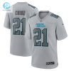 Mens Carolina Panthers Jeremy Chinn Nike Gray Atmosphere Fashion Game Jersey stylepulseusa 1