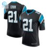 Mens Carolina Panthers Jeremy Chinn Nike Black Vapor Limited Jersey stylepulseusa 1